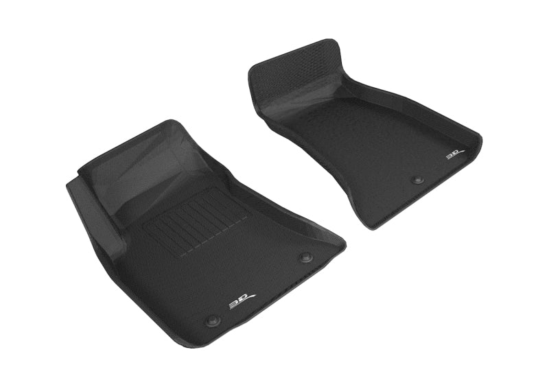 3D MAXpider 2015-2020 Dodge Challenger Rwd Kagu 1st Row Floormat - Black Main image
