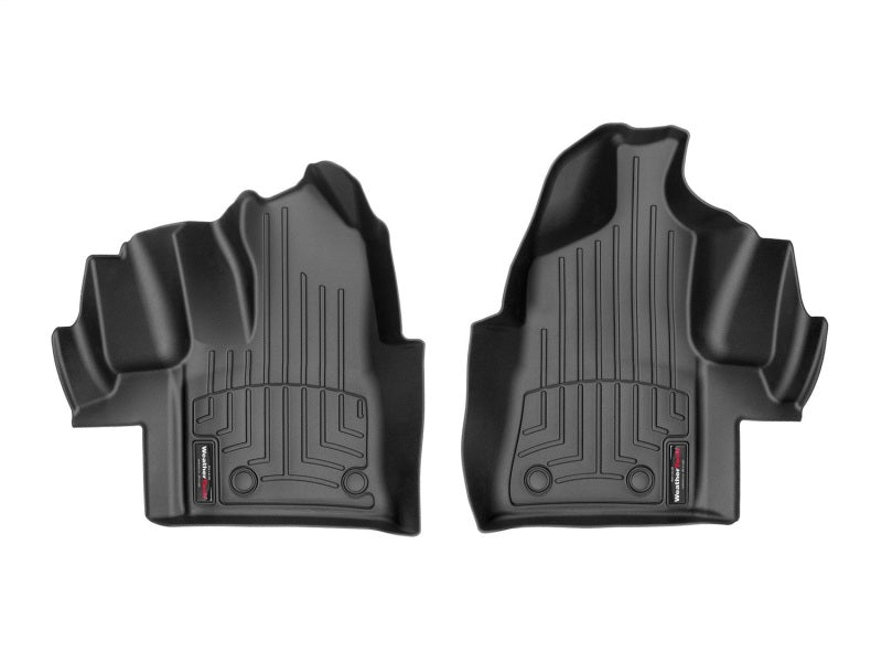 WeatherTech 15-16 Ford Transit 150/250/350/Cargo Van Vinyl Front FloorLiner - Black for superior interior protection Main image
