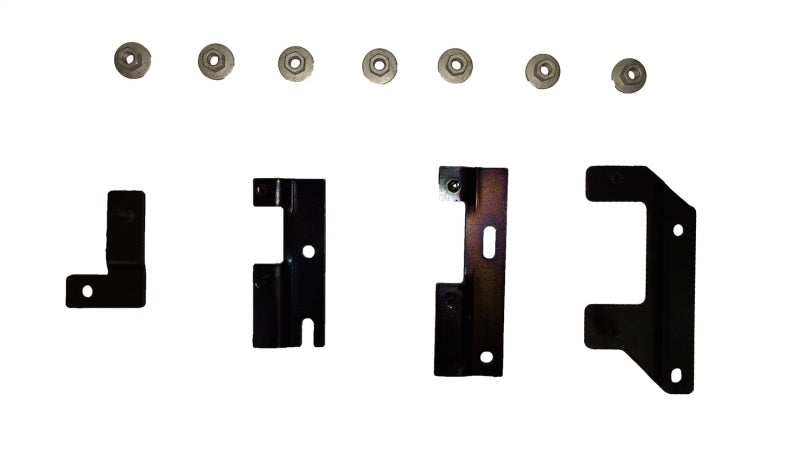 AMP Research 2019-2020 Ram 2500/3500 HD Crew Cab Air Tank Relocation Kit components and hardware.