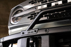 DV8 Offroad 2021-2022 Ford Bronco (Not For Factory Plastic Bumper) Factory Bumper Bull Bar - Black close-up image
