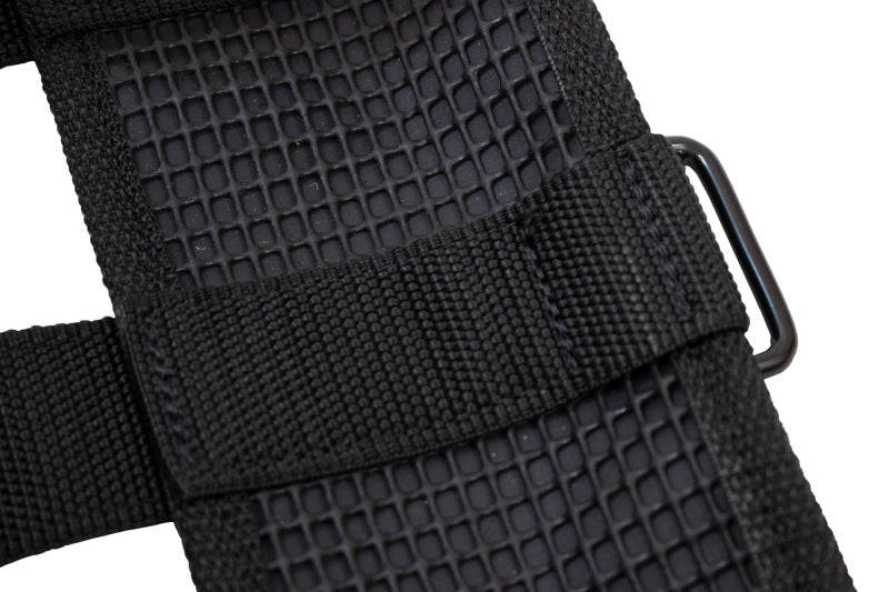 Fishbone Offroad Grab Handles w Three Straps close-up of durable black nylon webbing for offroad vehicles