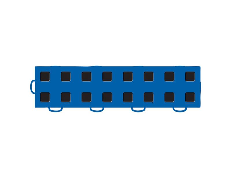 WeatherTech TechFloor - 3in x 12in Tiles(Left Loop) Blue/Black - Blue/Black Secondary image