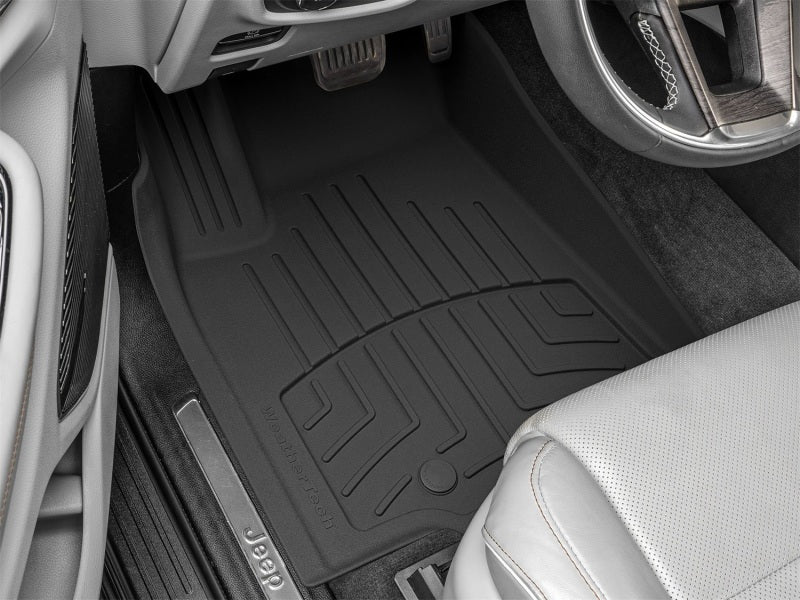 WeatherTech 22-23 Jeep Grand Cherokee WL (Incl. 4xe/L) Front FloorLiner HP - Black in vehicle interior