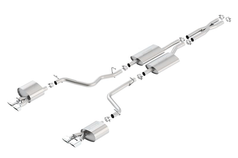 Borla 11-14 Dodge Challenger 3.6L AT/MT RWD 2Dr Single Split Rear Exit Rectangle Tip Catback Exhaust Secondary image