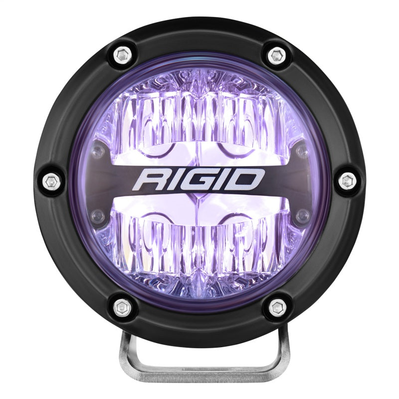 Rigid Industries 360-Series 4in LED Off-Road Drive Beam - RGBW (Pair) for offroad lighting and electrical.