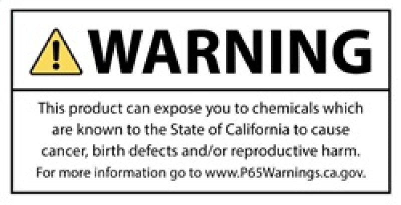 WARNING: Product exposure may cause cancer & reproductive harm