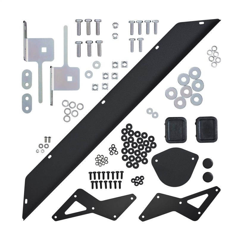 ARB Rear Bar Textured Blk Jk Jeep installation parts and hardware