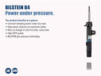 Bilstein B4 2008 BMW 128i Base Convertible Front Right Suspension Strut Assembly with powerful damping features