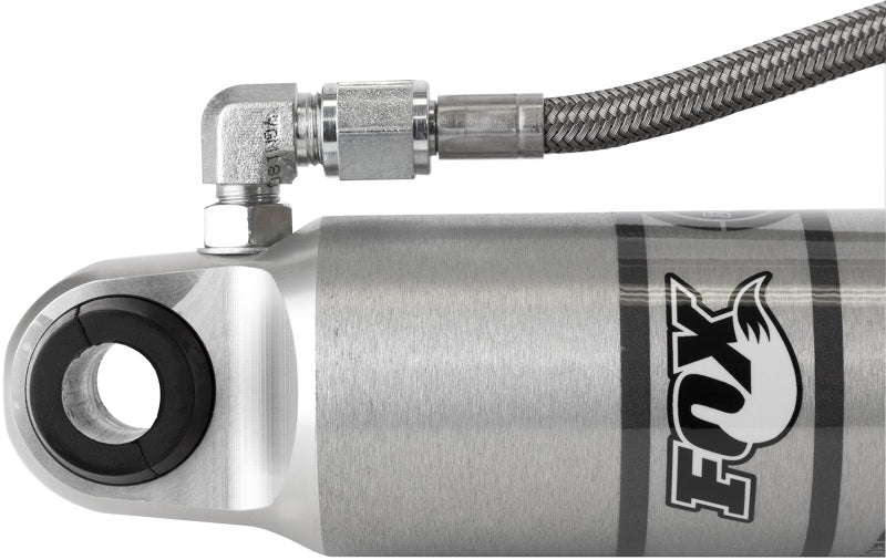 Fox 05+ Ford SD 2.0 Performance Series 14.1in. Smooth Body Remote Reservoir Rear Shock / 4-6in. Lift close-up image for performance offroad parts.