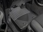 WeatherTech 03-12 Mercedes-Benz SL-Class (R230) Front Rubber Mats - Black installed in vehicle