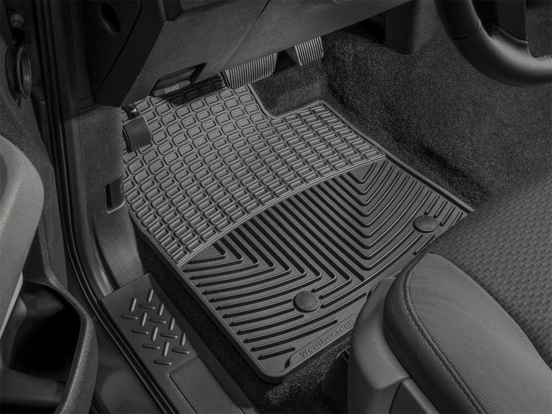 WeatherTech 03-10 Porsche Cayenne Front Rubber Mats - Black Secondary image
