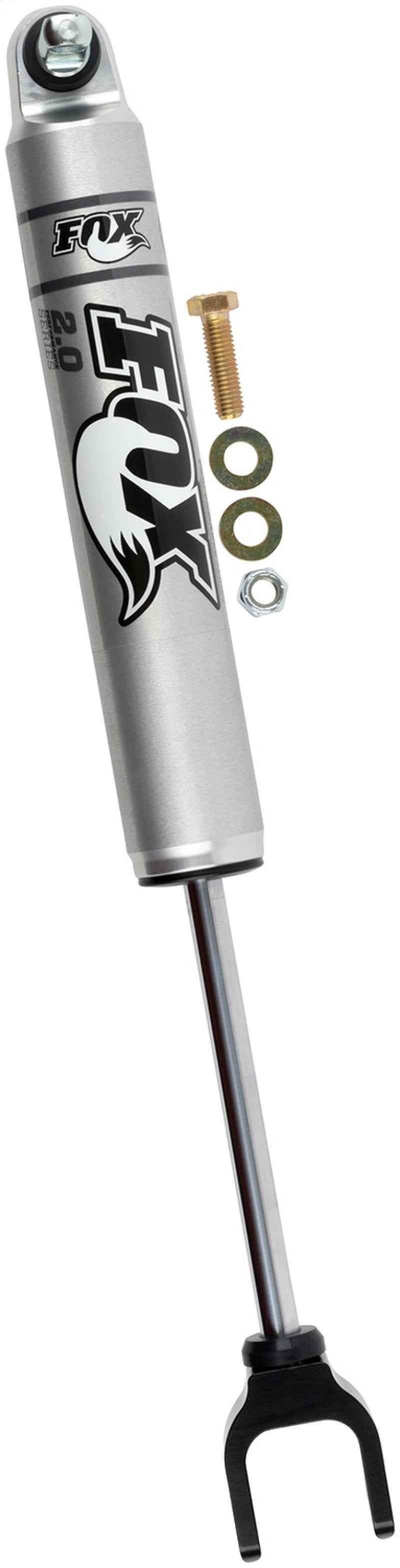 Fox 11+ Chevy HD 2.0 Performance Series 7.4in. Smooth Body IFP Front Shock (Aluminum) / 4-6in. Lift and installation parts.