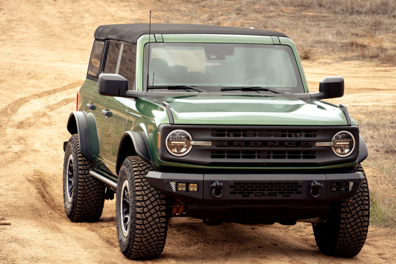 DV8 Offroad 21-23 Ford Bronco Tube Fender Flares on truck