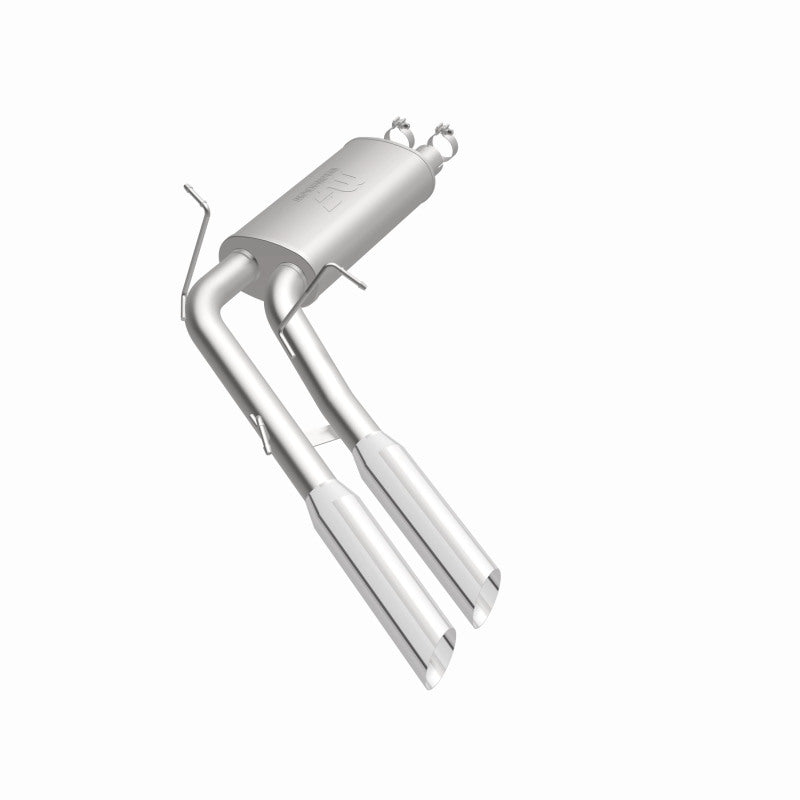 MagnaFlow 99-04 Ford F-150 V8 5.4L Supercharged Lightning SS Cat-Back Exhaust featuring dual tips.