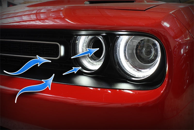 aFe Momentum GT Carbon Fiber Dynamic Air Scoop 15-18 Dodge Challenger V6-3.6L/V8-5.7L/6.4L HEMI Secondary image