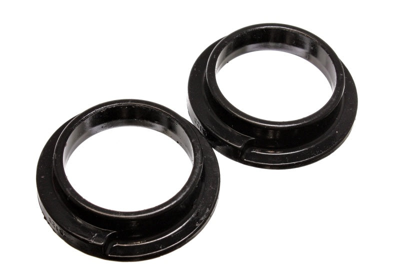 Energy Suspension Universal 3in ID 4 5/16in OD 1 1/8in H Black Coil Spring Isolators (2 per set) for offroad performance upgrades Main image