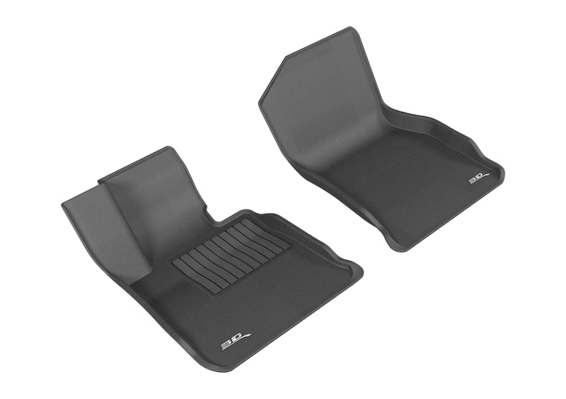 3D MAXpider 2014-2020 BMW 4 Series F32/F33/F36 Kagu 1st Row Floormat - Black Main image