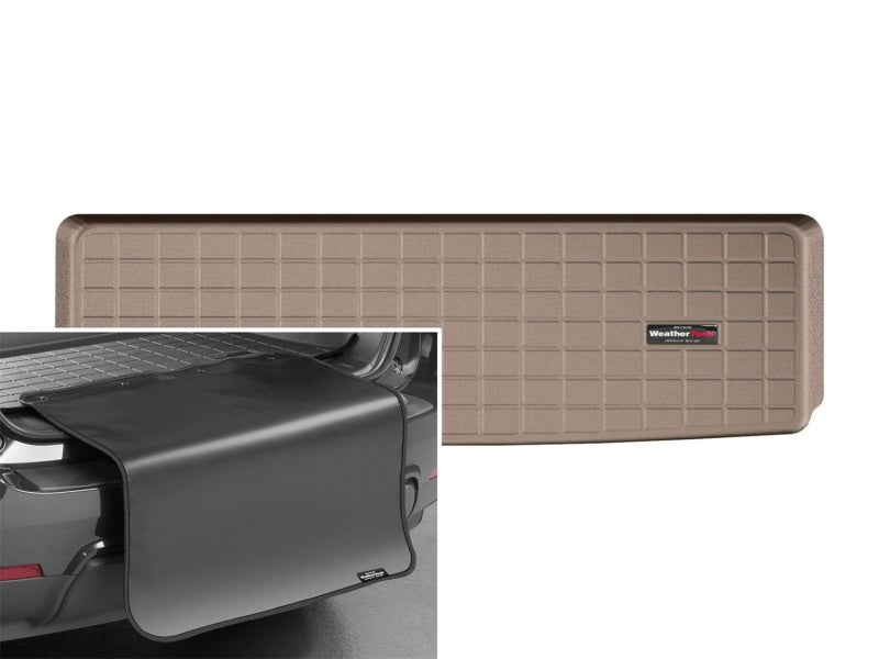 WeatherTech 15+ Cadillac Escalade/Chevy Tahoe/GMC Yukon Cargo Liner w/ Bumper Protector - Tan Secondary image