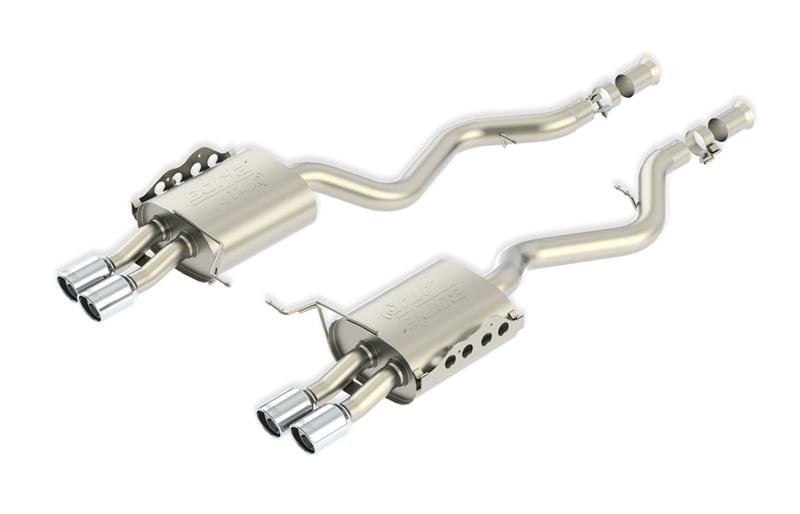 Borla Atak S Rear Section 15-17 Ford Mustang GT 5.0L V8 MT/AT 2.5in pipe 4in tip exhaust system