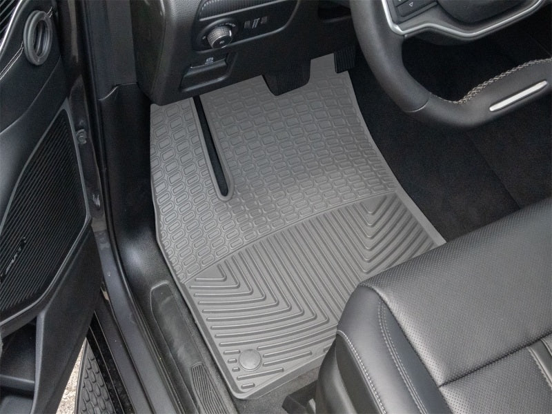 WeatherTech 22-26 Jeep Grand Wagoneer 1st Row Front All-Weather Floor Mats - Grey Secondary image