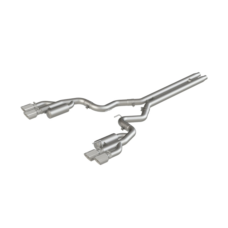 MBRP 18-19 Ford Mustang GT 5.0 3in Cat Back Quad Tip Race Version - AL Secondary image
