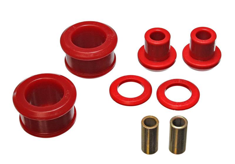 Energy Suspension 90-96 Nissan 300ZX Red Rear Differential Carrier Bushing Set (Must reuse all metal) Main image