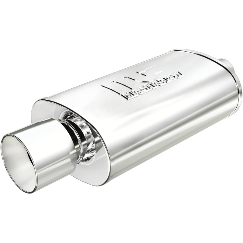 MagnaFlow Muffler W/Tip Mag SS 14X5X8 2.25/4. for offroad parts and Jeep Wrangler accessories
