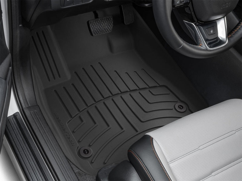 WeatherTech 23-24 Honda CR-V (Incl. Hybrid) Front FloorLiner HP - Black installed in vehicle
