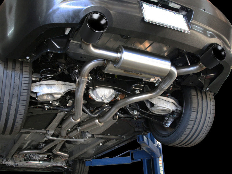 aFe Takeda 2-1/2 in 304 SS Cat-Back Exhaust System Infiniti G37 08-13/Q60 14-15 V6-3.7 w/ Black Tips Secondary image