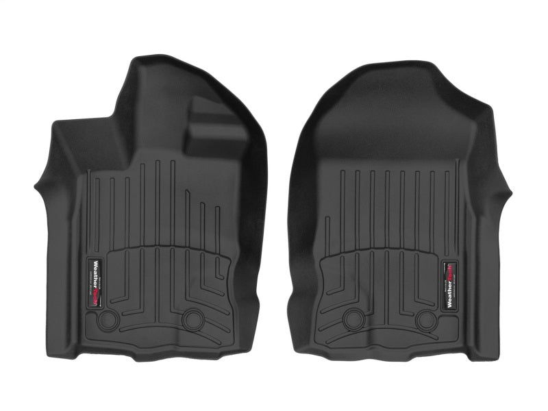 WeatherTech 2019+ Ford Ranger Supercrew Front FloorLiner - Black for off road parts and truck accessories online Main image