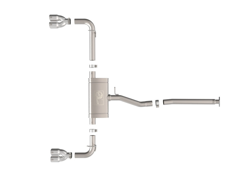 aFe 22-25 Lexus NX250 2.5L SS-304 Cat-Back Exhaust w/ Polished Tips Secondary image