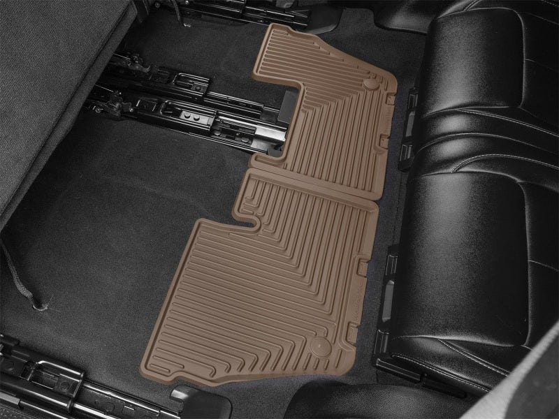 WeatherTech 21-23 Jeep Grand Cherokee L Rear Rubber Mats - Tan Secondary image