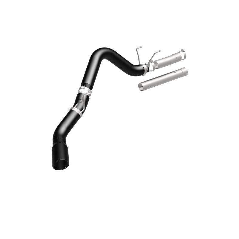 MagnaFlow 07-10 Dodge 2500/3500 409 SS DPF Back 5in Single Exit Exhaust- Black for offroad performance upgrades.