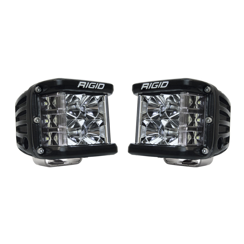 Rigid Industries 16-20 Toyota Tacoma A-Pillar Light Kit w/D-SS Flood LED lights for offroad lighting.