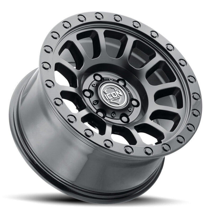 ICON Hulse 18x9 8x180 12mm Offset 5.5in BS Double Black Secondary image