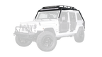 Body Armor 4x4 07-18 Jeep Wrangler JK Windshield Light Bar on Jeep