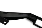 DV8 Offroad 21-22 Ford Bronco Factory Modular Front Bumper Bull Bar close up view of black finish