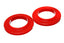 Energy Suspension Coil Spring Isolator Set - Red for offroad performance upgrades