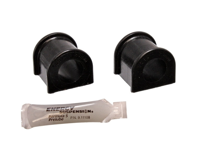 Energy Suspension 79-85 Mazda RX7 Black 23mm Front Sway Bar Bushings and grease packet for installation Main image