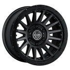 ICON Recon Pro 17x8.5 6x5.5 0mm Offset 4.75in BS 106.1mm Bore Satin Black Wheel for offroad performance upgrades