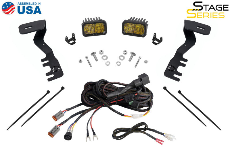 Diode Dynamics 2024+ Toyota Tacoma Stage Series Ditch Light Bracket Kit Secondary image
