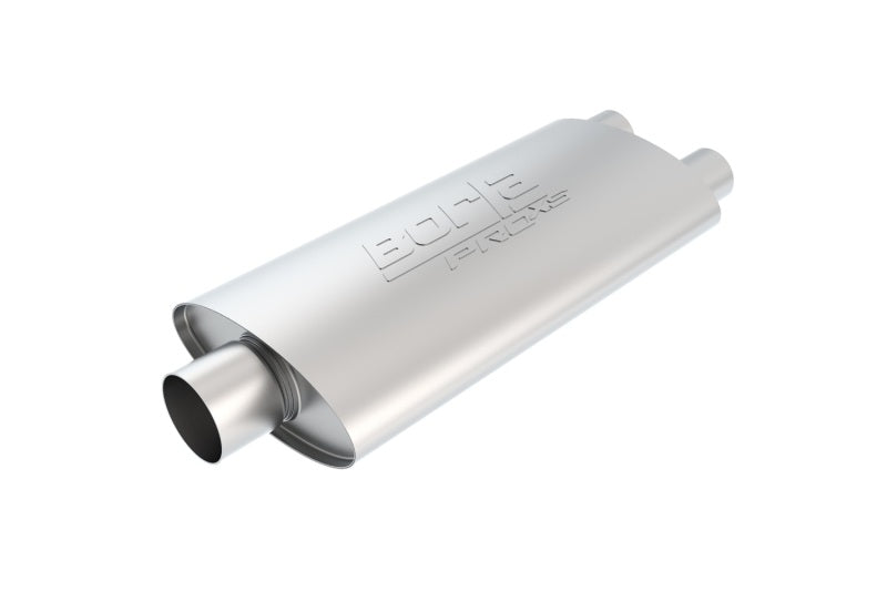 Borla 3in Inlet/Dual 2.25in Outlet Center/Dual Oval ProXS Muffler for performance offroad parts Main image