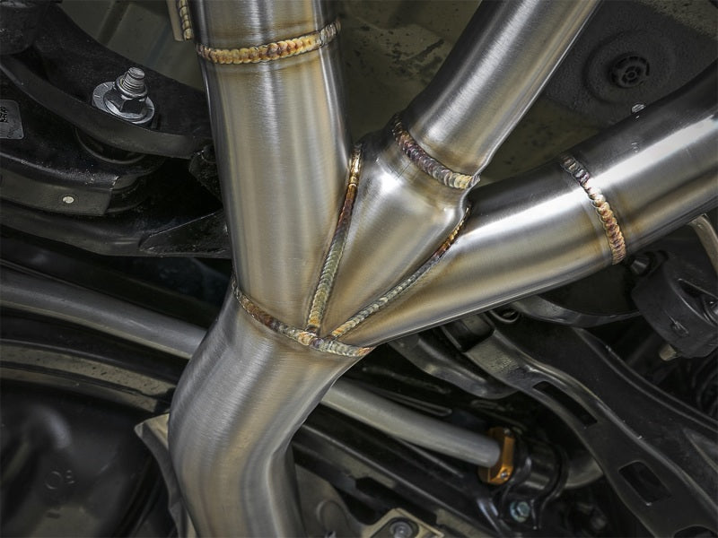 aFe Takeda 3in 304 SS Cat-Back Exhaust w/ Tri-Black Tips 17-18 Honda Civic Type R L4 2.0L (t) Secondary image
