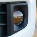 Rigid Industries 2014+ Toyota Tundra & 4Runner / 2016+ Tacoma 360-Series PRO SAE Fog Kit - Yellow installed on vehicle