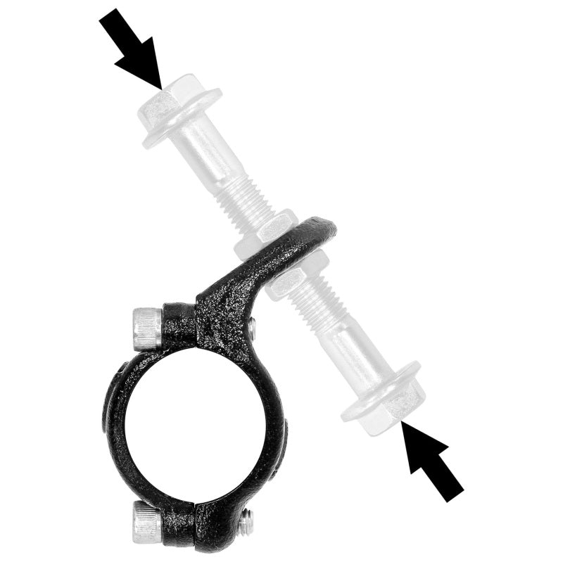 RockJock Jeep JL/JT/JK Forged Chromoly Steering Stabilizer Shock Tie Rod Bracket Secondary image