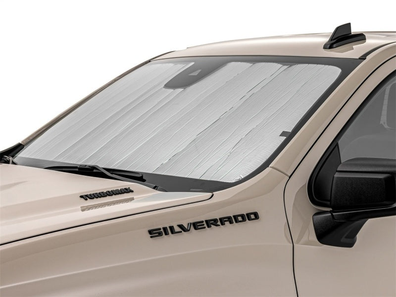 WeatherTech 2022+ Chevrolet Silverado 1500 / GMC Sierra 1500 TechShade for cooling and frost prevention.