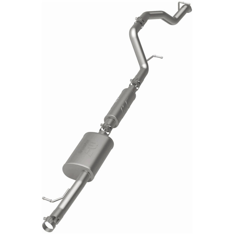 MagnaFlow 12-18 Jeep Wrangler 2.5in Overland Series Cat-Back Exhaust for offroad performance upgrades