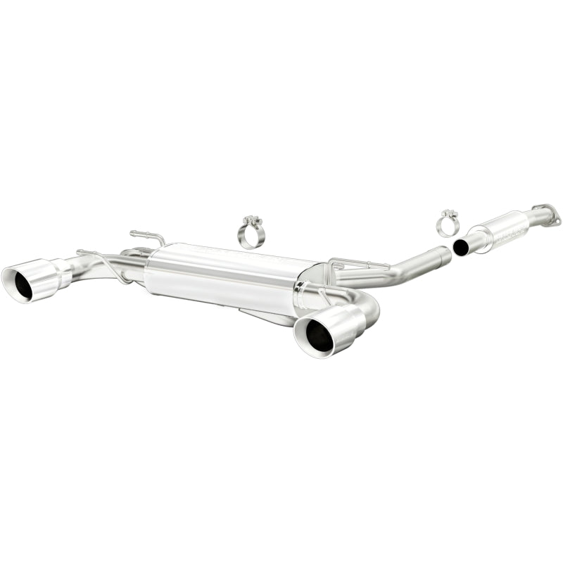 MagnaFlow 13 Scion FR-S / 13 Subaru BRZ Dual Split Rear Exit Stainless Cat Back Performance Exhaust Main image