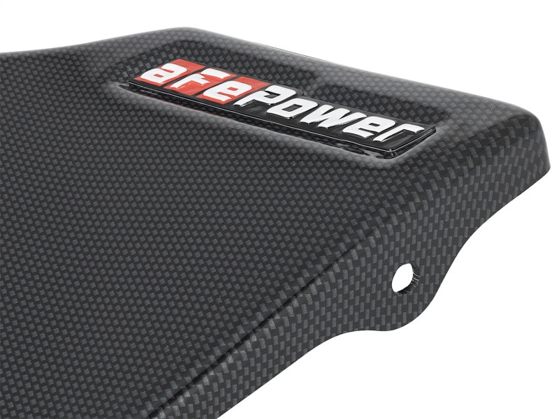 aFe MagnumFORCE Stage-2 Intake System Carbon Fiber Cover 15-17 MINI Cooper S (F55/F56) L4-2.0L (t) Secondary image