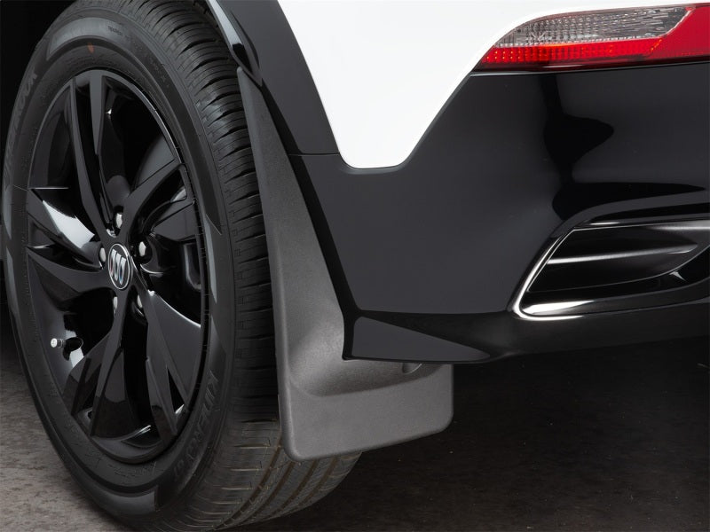 WeatherTech 24-26 Buick Encore GX Rear Mudflaps - Black Secondary image